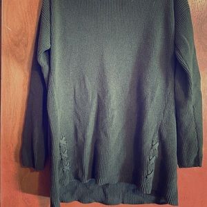 Dark green long sweater